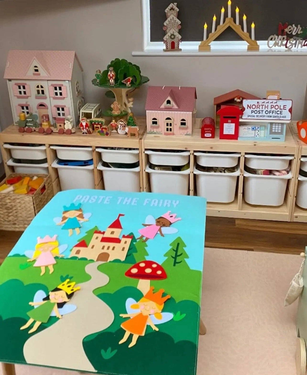 Tableau en Feutrine « Fée » The PlayMakers | 98 cm | Jeu Créatif Velcro | Dès 3 ans