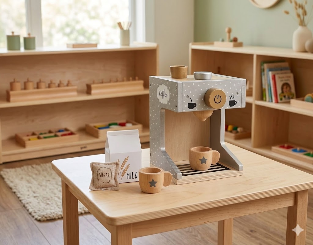 Machine à Café en Bois Jabadabado