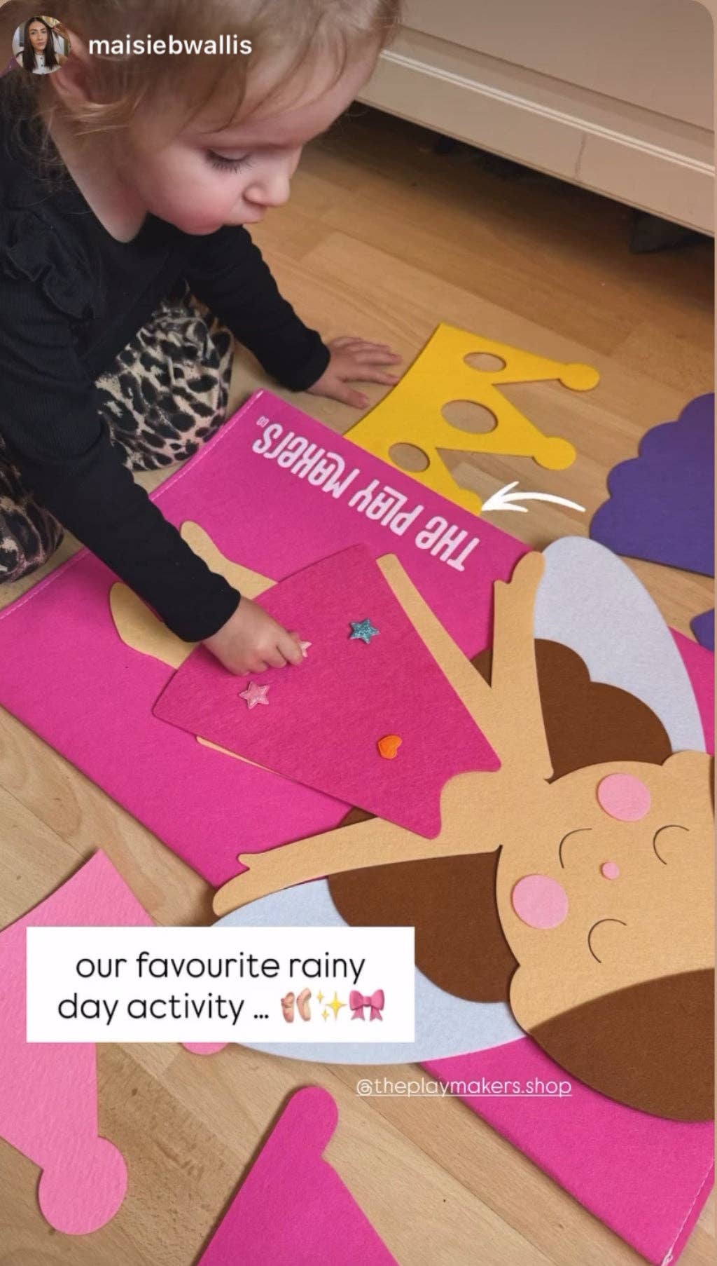 Magdalena Fée à Habiller XL 55 cm | The PlayMakers | Feutrine 3mm | Jeu Créatif | Dès 3 ans