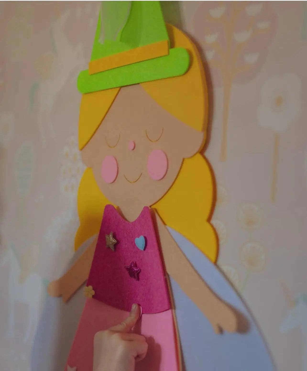 Eleonora Fée à Habiller XL 55 cm | The PlayMakers | Feutrine 3mm | Garde-Robe Infinie | Dès 3 ans