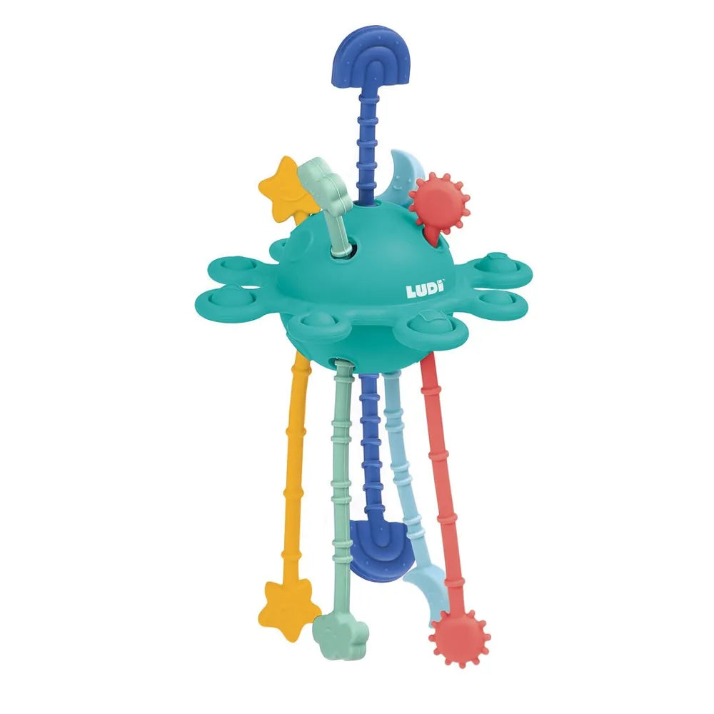 Hochet Ziptoy Ludi – Silicone multifonction dès 10 mois