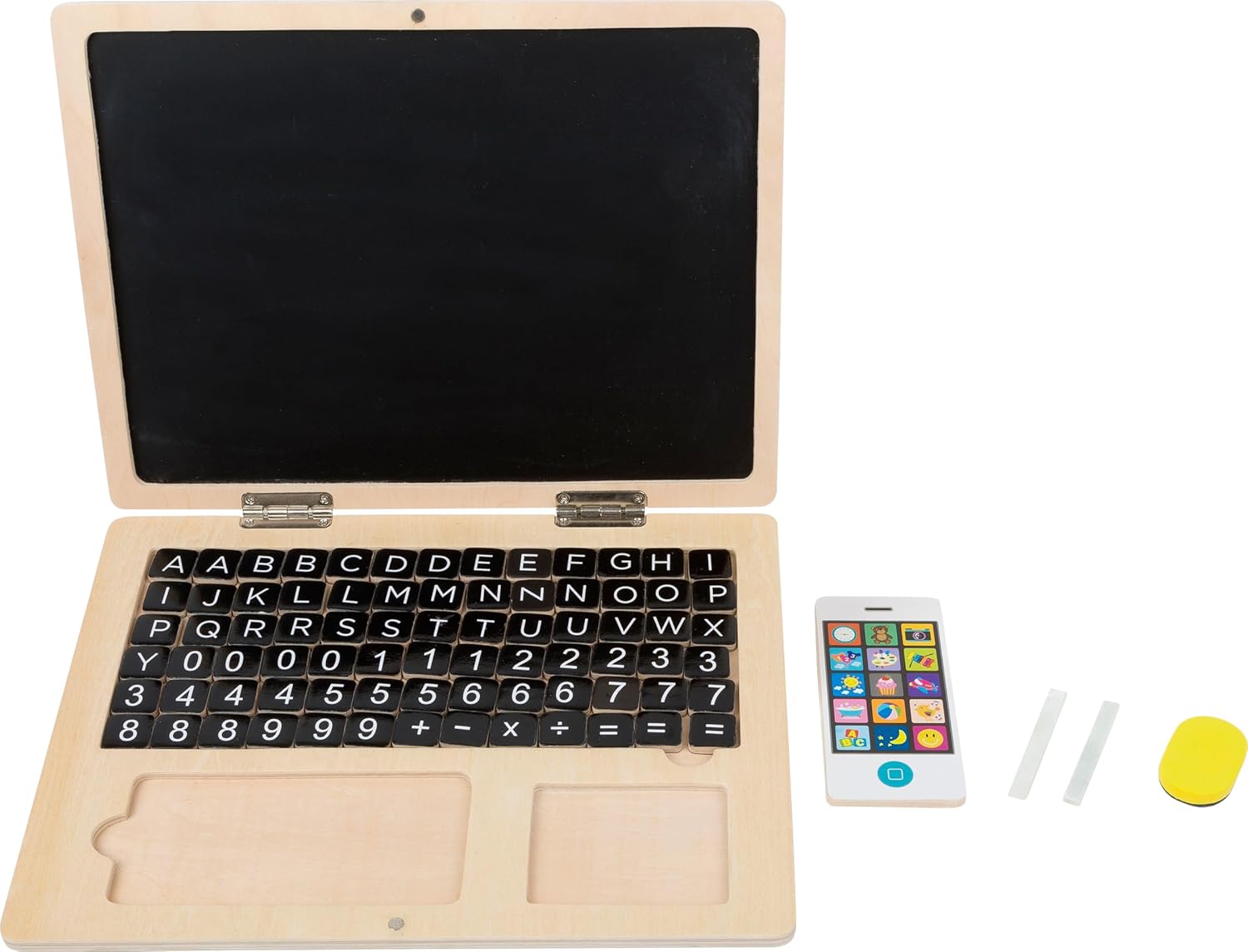 Ordinateur Portable en Bois avec Tableau Magnétique Small Foot