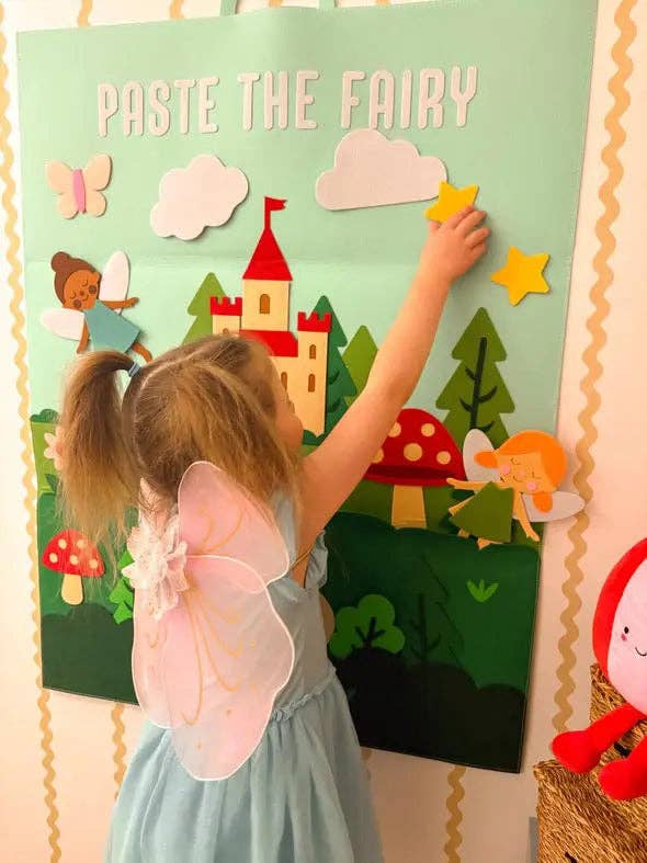 Tableau en Feutrine « Fée » The PlayMakers | 98 cm | Jeu Créatif Velcro | Dès 3 ans