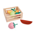 Caisse de Fruits en Bois Classic World | 5 Fruits Réalistes | Jeu de Cuisine | Dès 18 mois