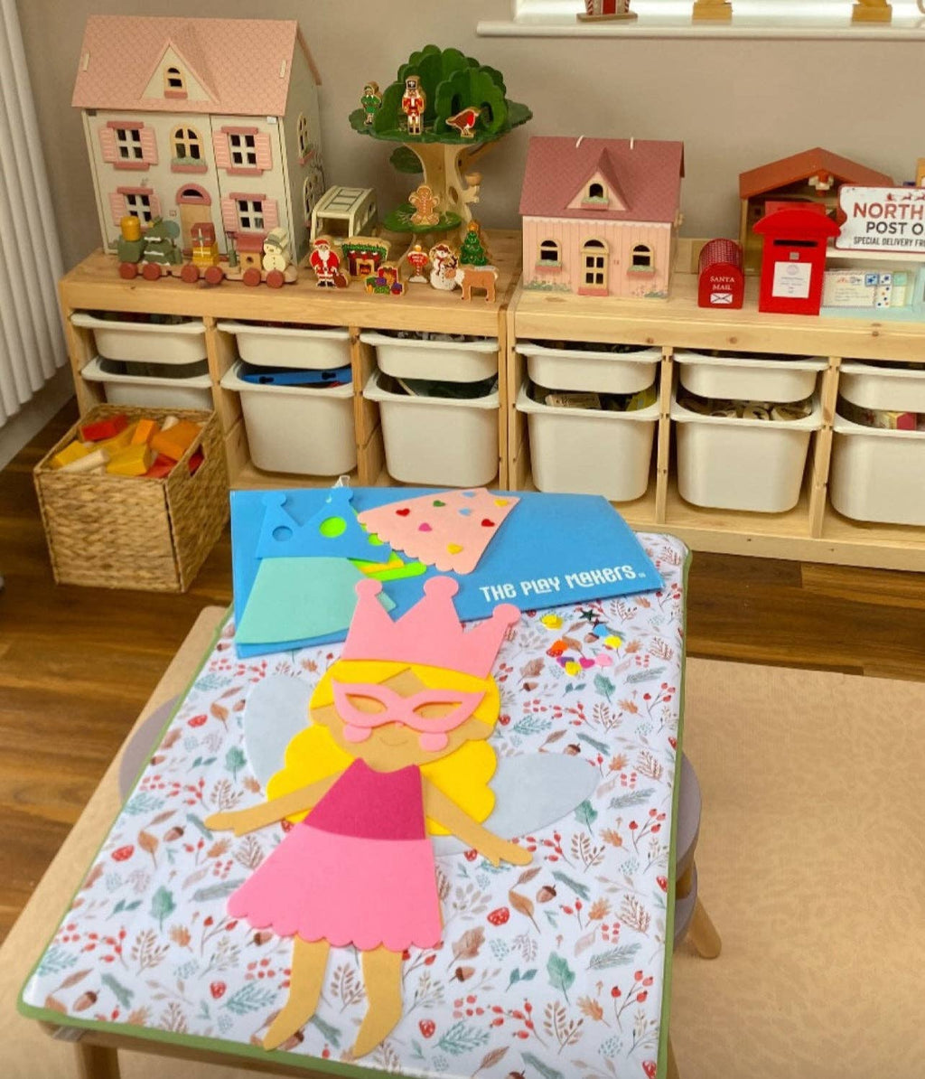 Eleonora Fée à Habiller XL 55 cm | The PlayMakers | Feutrine 3mm | Garde-Robe Infinie | Dès 3 ans