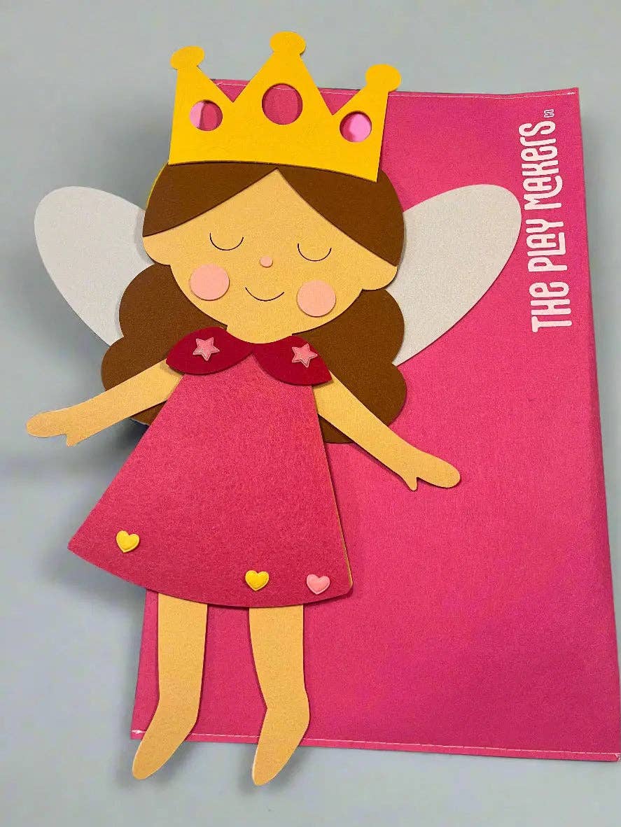 Magdalena Fée à Habiller XL 55 cm | The PlayMakers | Feutrine 3mm | Jeu Créatif | Dès 3 ans