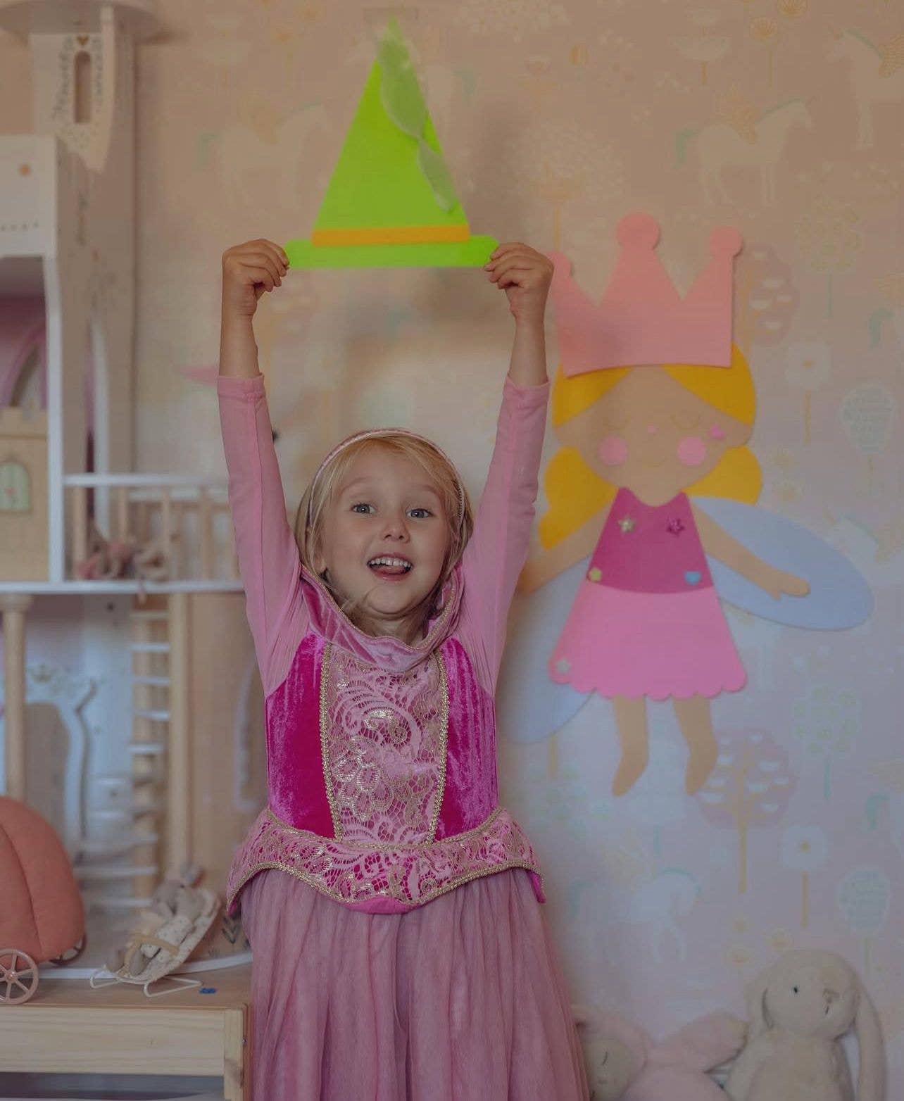 Eleonora Fée à Habiller XL 55 cm | The PlayMakers | Feutrine 3mm | Garde-Robe Infinie | Dès 3 ans