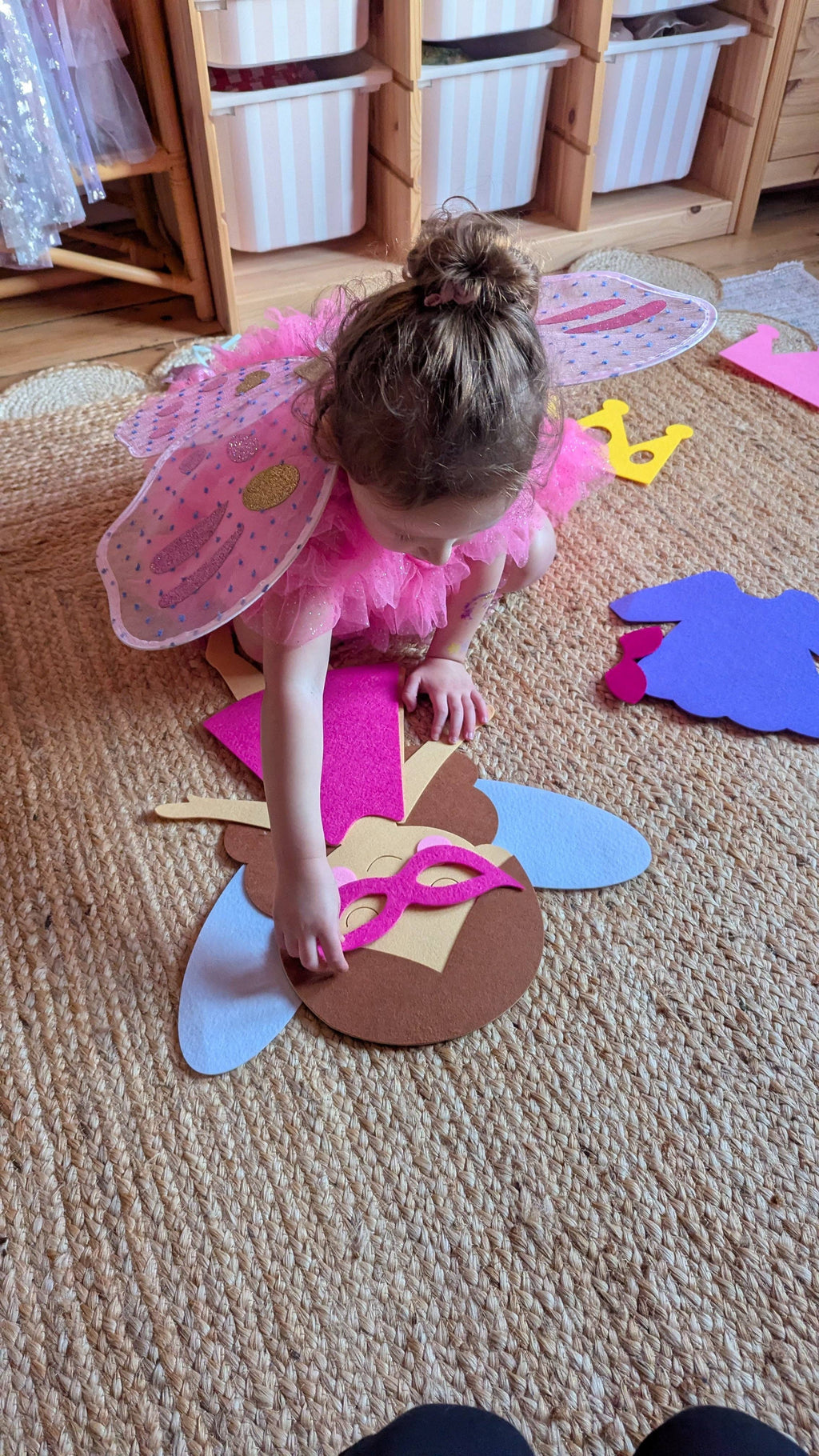 Magdalena Fée à Habiller XL 55 cm | The PlayMakers | Feutrine 3mm | Jeu Créatif | Dès 3 ans