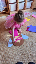 Magdalena Fée à Habiller XL 55 cm | The PlayMakers | Feutrine 3mm | Jeu Créatif | Dès 3 ans