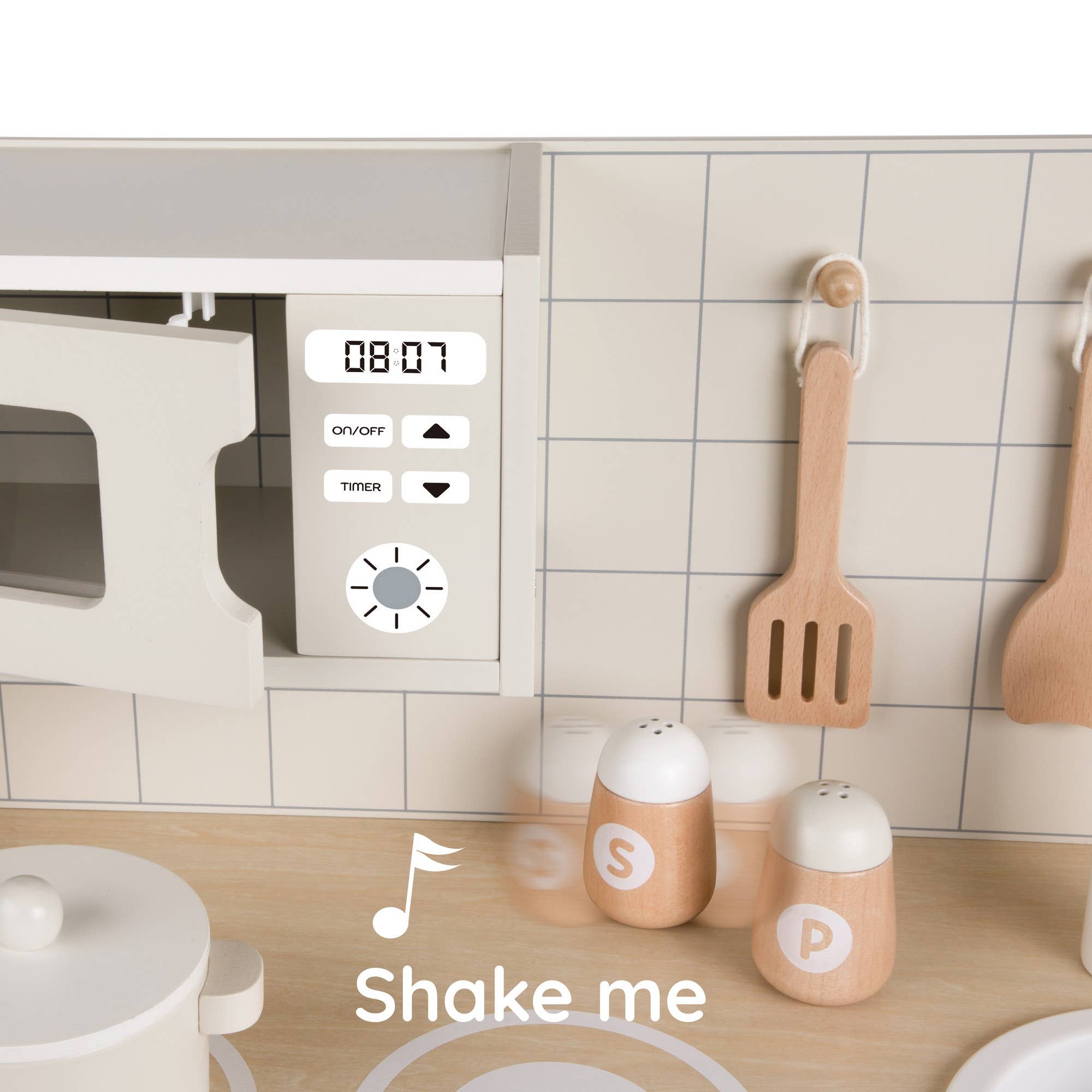 Cuisine en Bois pour Enfants Classic World | Robinet & Accessoires | Jeu d'Imitation | Dès 3 ans