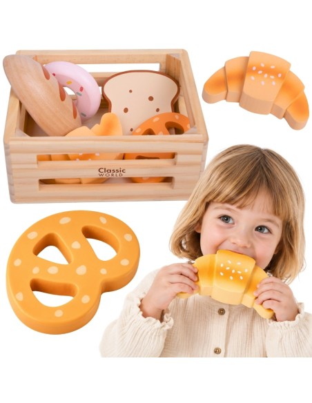 Enfant jouant avec le set boulangerie Classic World