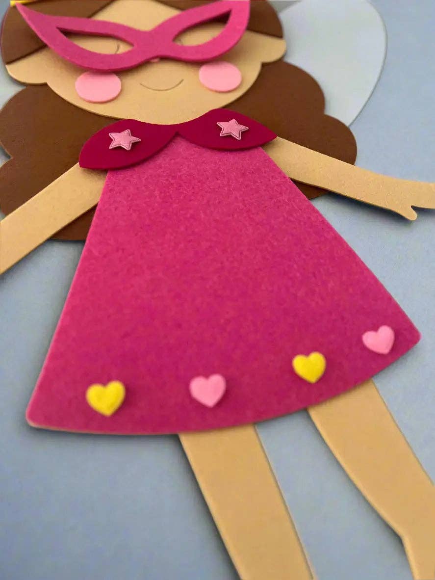 Magdalena Fée à Habiller XL 55 cm | The PlayMakers | Feutrine 3mm | Jeu Créatif | Dès 3 ans